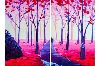 Paint Nite: Lover's Stroll Partner Painting